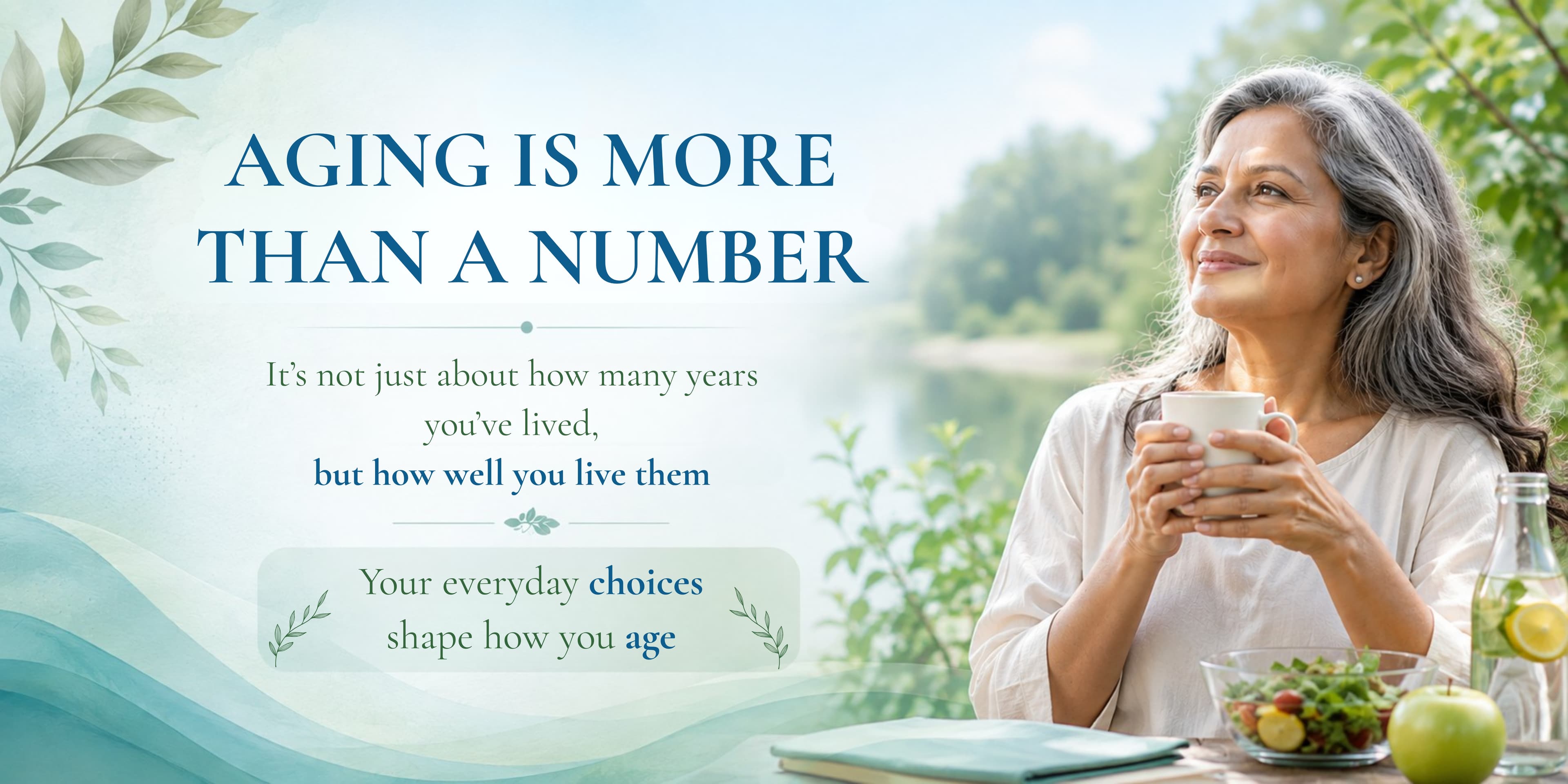 Aging is more than a number - Your everyday choices shape how you age