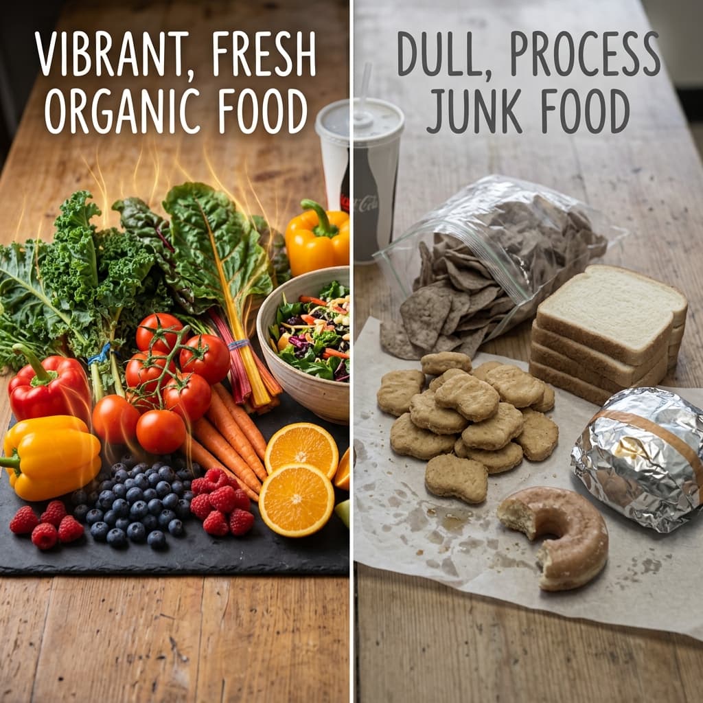 Processed food cannot fuel a high-voltage body