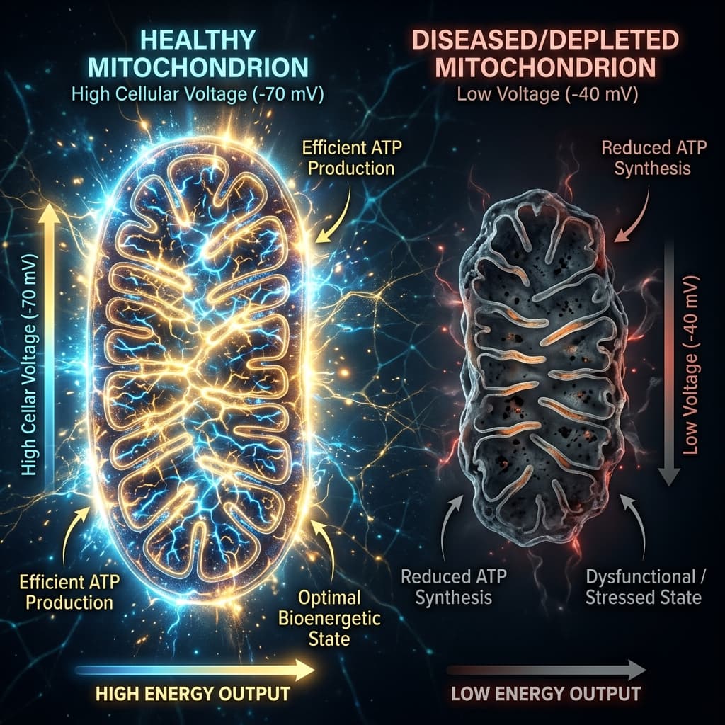 The body's electric potential is the spark of life