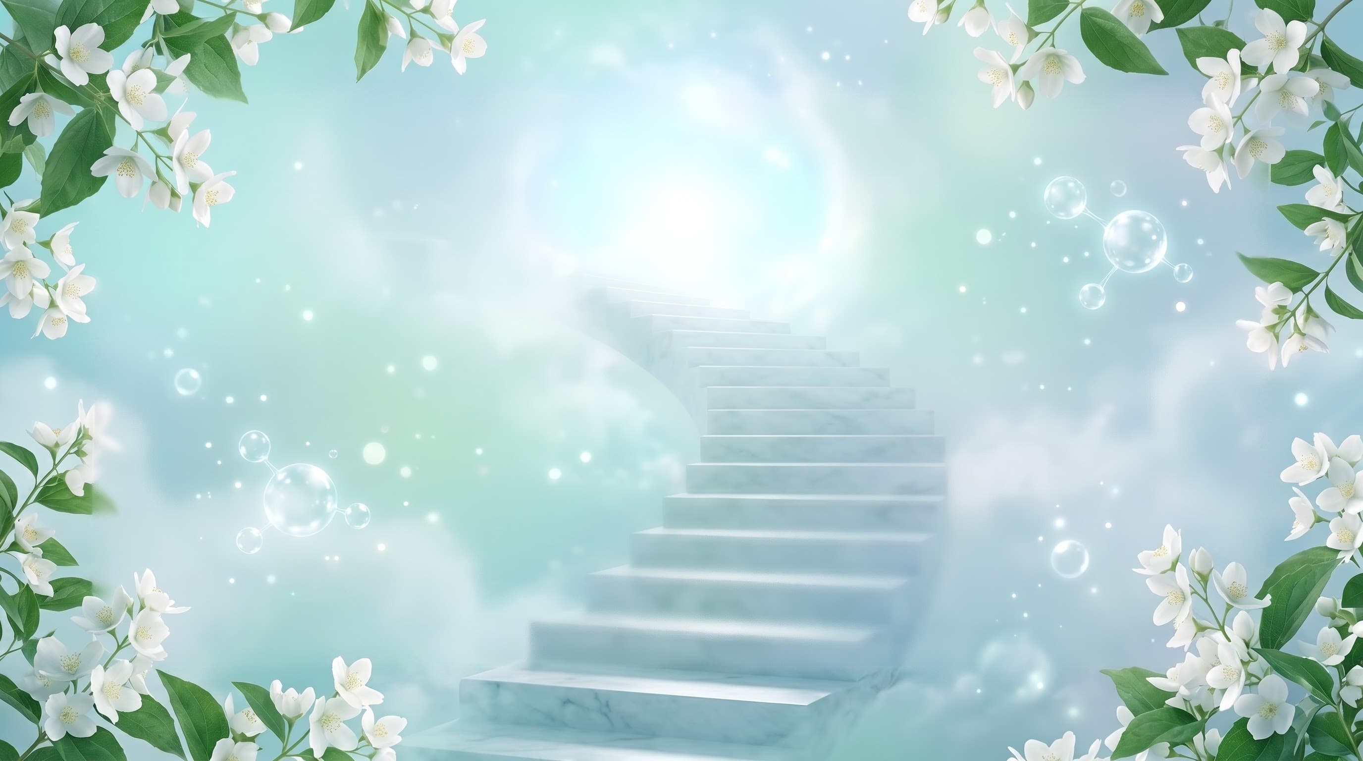 Your Next Step Celestial Landscape Background