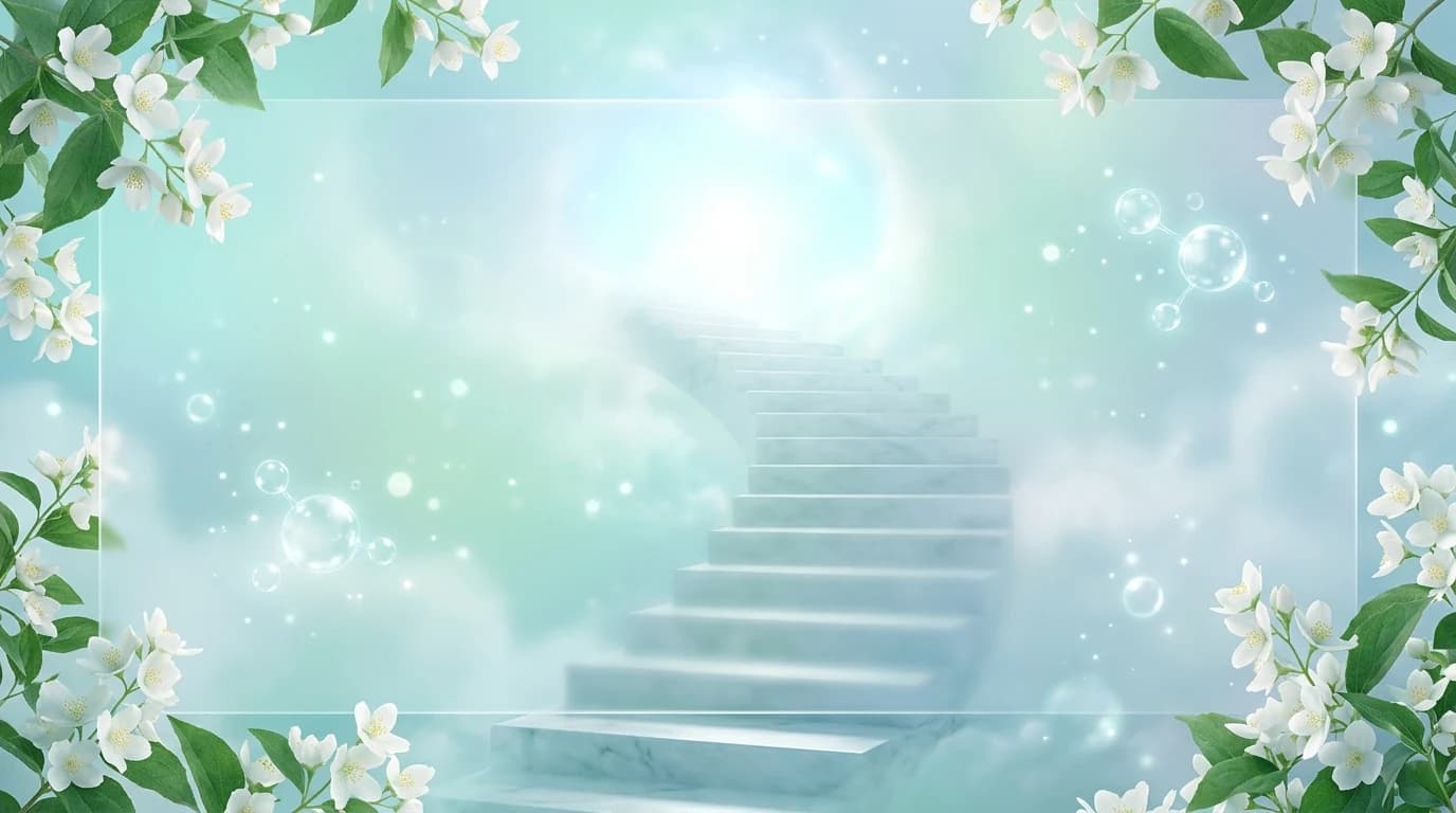 Your Next Step Celestial Landscape Background